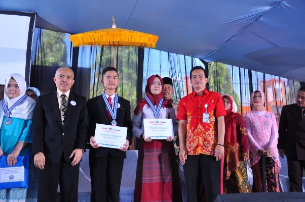 Pelepasan peserta didik SMP Negeri 2 Garut 2017