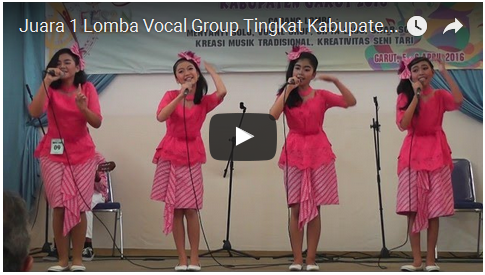 Juara 1 Lomba Vocal Group Tingkat Kabupaten Garut