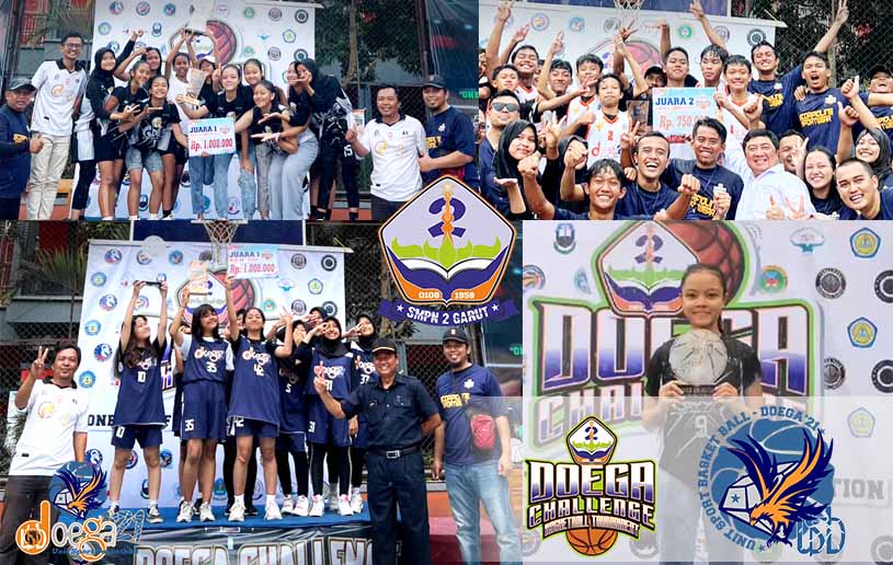Tim Basket SMPN 2 Garut Kembali Menjuarai Bola Basket Tk. Kab, Garut Tahun 2023