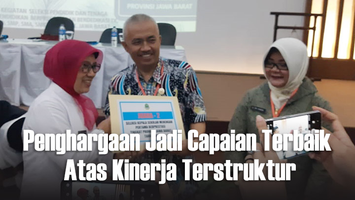 Kepala SMPN 2 Garut Raih Prestasi